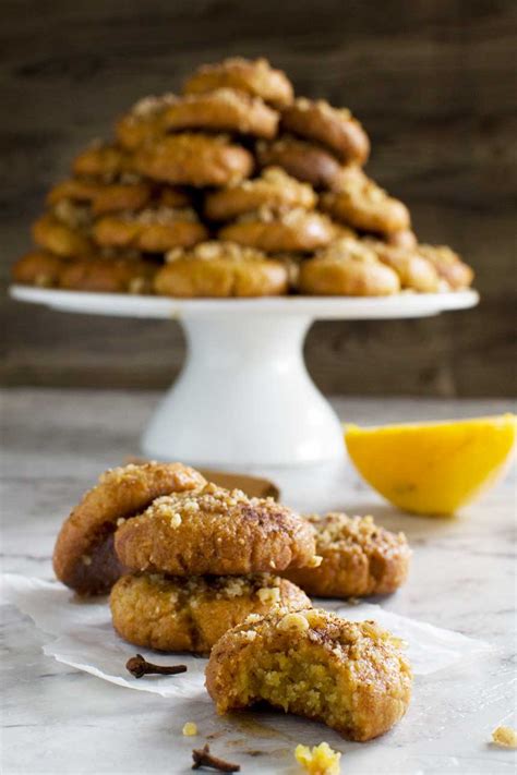 Melomakarona Greek Christmas Honey Cookies Scrummy Lane