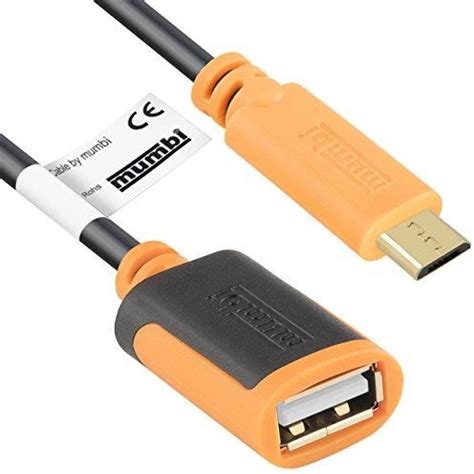 Mumbi Cm Dual Color Otg Host Adapter Kabel Micro Usb Wtyczka Do