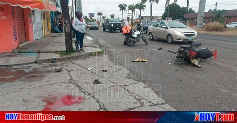 Hoy Tamaulipas Accidentes En Tamaulipas Motociclista Resulto