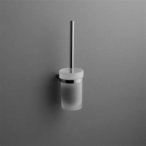 Mission Wall Mounted Toilet Brush Holder Polished Chrome Wall Mounted