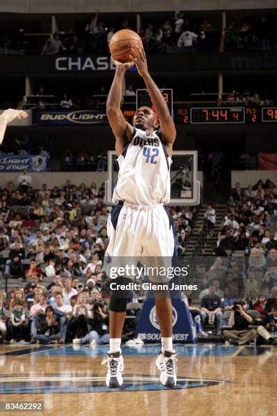 Jerry Stackhouse Of The Dallas Mavericks Shoots A Jump Shot During A