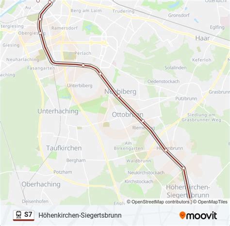 S Route Schedules Stops Maps H Henkirchen Siegertsbrunn Updated