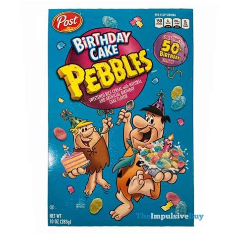 Review Post Birthday Cake Pebbles Cereal The Impulsive Buy