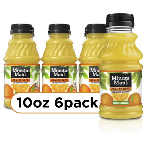 Buy Online Minute Maid Orange Juice Drinks 10 Fl Oz 6 Pack Kesar