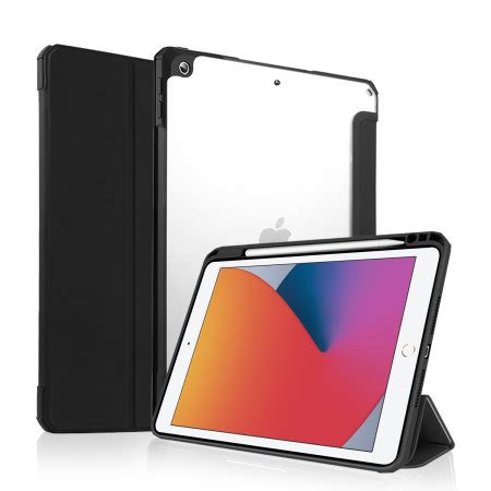 Olixar iPad 10.2" 2021 9th Gen. Wallet Case With Apple Pencil Holder