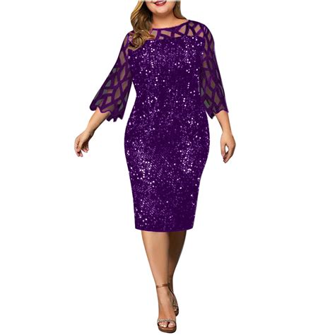 Gamivast Summer Plus Size Dress For Women Formal Wedding Guest Dress