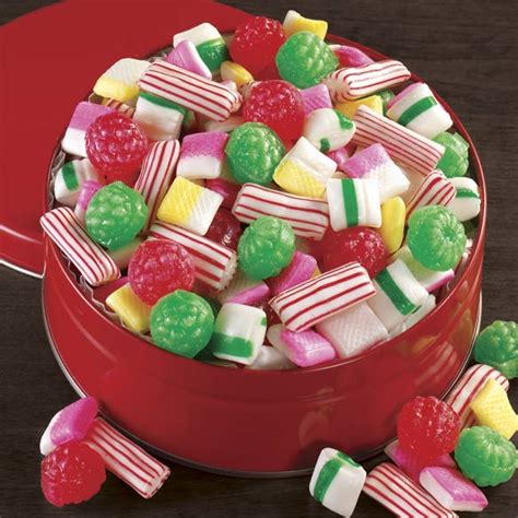 Sugar Free Old Fashioned Christmas Candy Tin