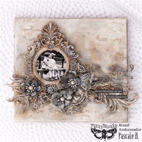 Finnabair January Ambassadors Spotlight Mixed Media Art Canvas