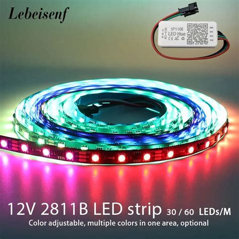 Led Strip Light Ws B Rgb Smd Addressable Leds External