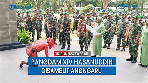 Pangdam Xiv Hasanuddin Mayjen Tni Andi Muhammad Disambut Angngaru Youtube