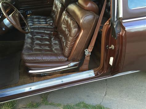 Chrysler New Yorker Brougham Hardtop Door Brown W Brown Leather