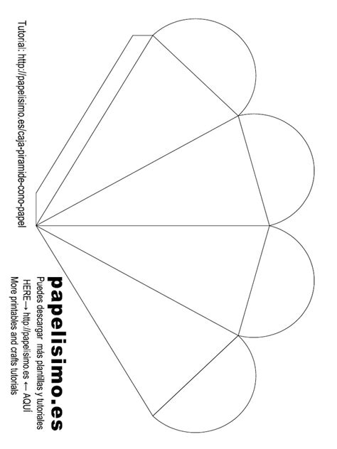 Plantillas Cajas Piramide Cono Pdf