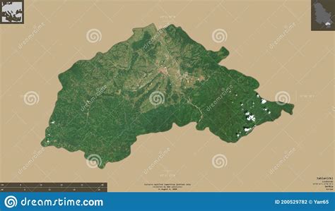 Jablanicki Serbia Composition Sentinel Satellite Stock