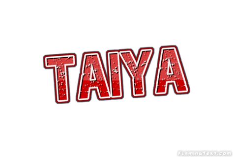 Taiya Logo | Free Name Design Tool from Flaming Text