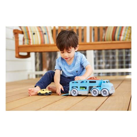 Camion Transporteur De Voitures Et Ses Voitures Green Toys Jouet Et