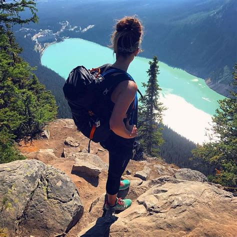 Banff National Park, Canada, Lake Louise, big beehive hike lake Louise ...