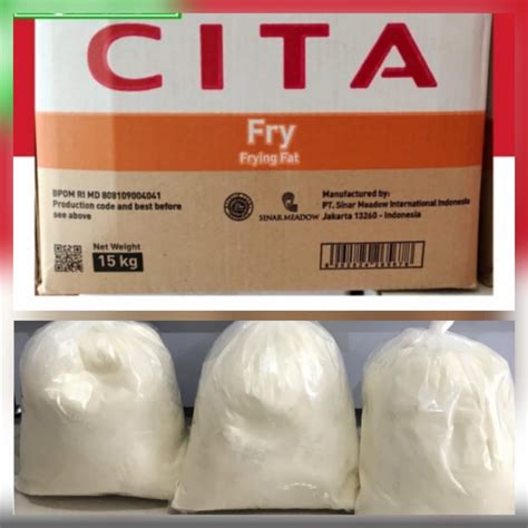 Jual Minyak Padat Cita Fry Repack Kg Shopee Indonesia