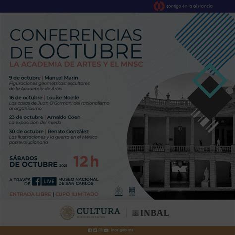 Conferencias De Octubre Portal De La Academia De Artes