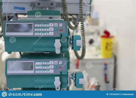 Syringe Infusion Pumps For Using In Intensive Care In Icu In Hospital