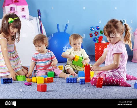 Happy Babies Kindergarten Hi Res Stock Photography And Images Alamy