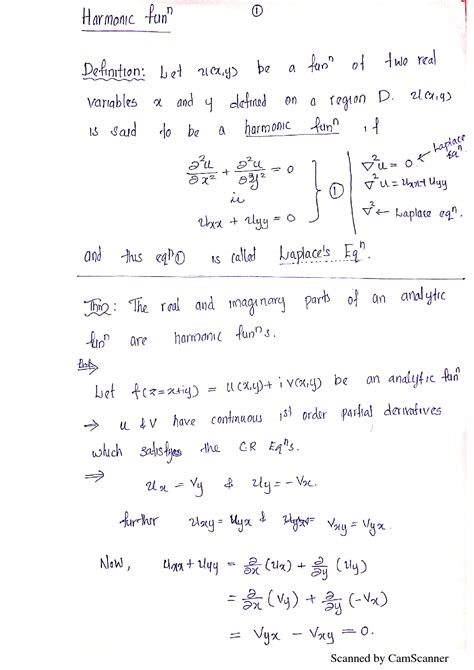 Solution Engineering Maths Harmonic Functions And Conformal Mapping