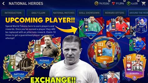 New Exchange Ovr Puskas Gattuso National Heroes Fifa Mobile