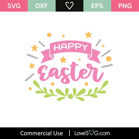 Happy Easter Svg Cut File