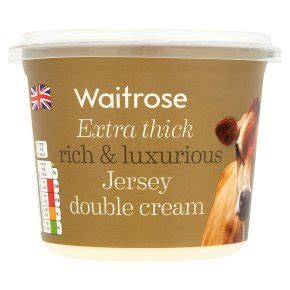 Waitrose Jersey extra thick double cream - Waitrose