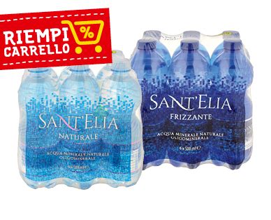 SANT ELIA Acqua Minerale Naturale Frizzante Aldi Italia Archivio