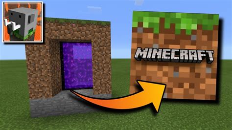 CÓMO HACER UN PORTAL PARA Minecraft PE DIMENSIÓN en CRAFTSMAN Building