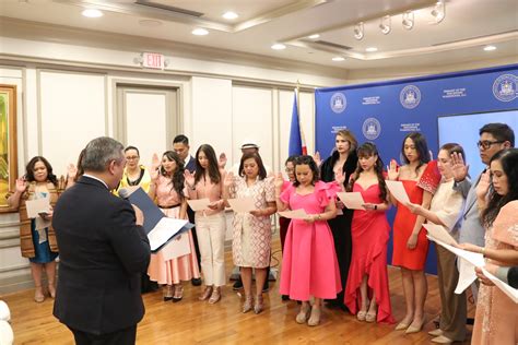 Ph Embassy Inducts New Facc Officers Embassy Of The