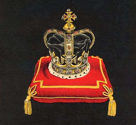 An Illustration Of Saint Edward S Crown 1953 An Illustration From The