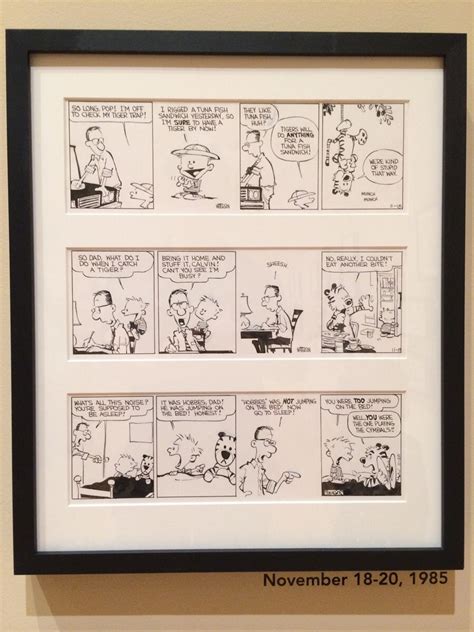 The Original First Three Comic Strips Of Calvin And Hobbes Imgur