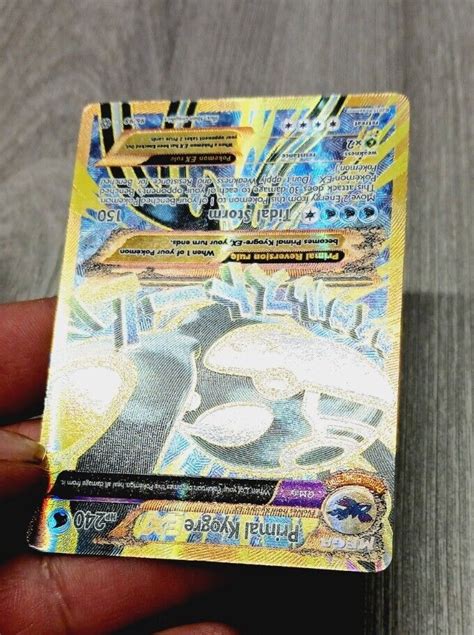 Pokémon TCG Primal Kyogre EX Ancient Origins 96 98 Holo Full Art Ultra