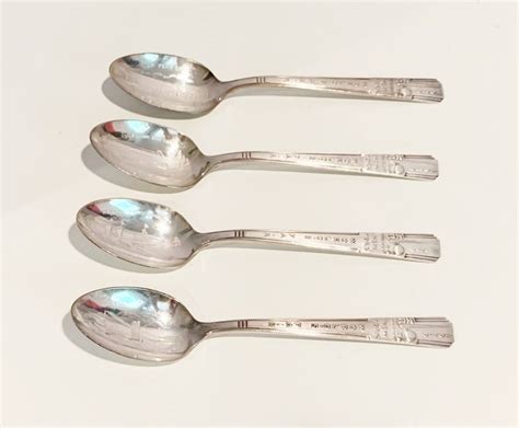 Worlds Fair New York 1939 Silverplate Souvenir Spoons Etsy