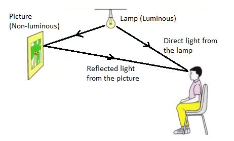 We can see only luminous objects.