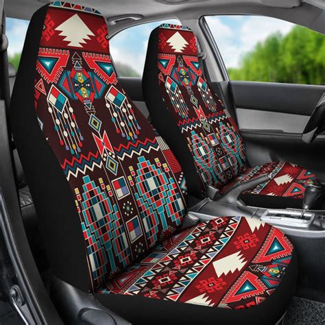 Tribal Aztec Indians Native American Universal Fit Car Seat Covers Jorjune