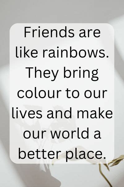 Rainbow Quotes for Friendship - Friendshipsy