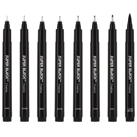 Creative Mark Ultimate Fine Line Drawing Pens Super Black Fine