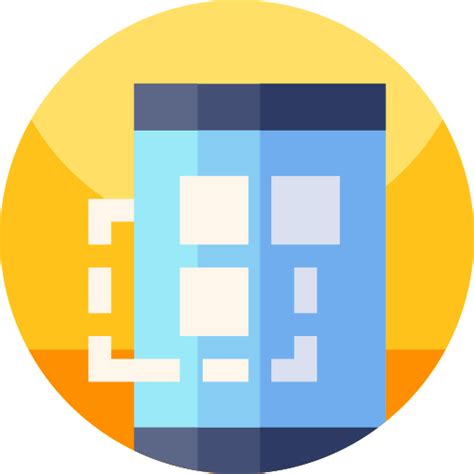 app design geometric flat circular flat icon