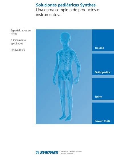 Productos pediátricos para solución de trauma Synthes Pages