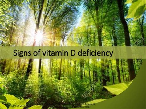 Vitamin D Deficiency Ppt