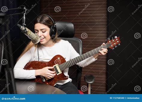 Singer In A Radio Show Stock Photo Image Of Microphone 112768340