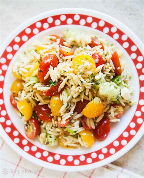 Salade D Orzo Aux Tomates Cerises