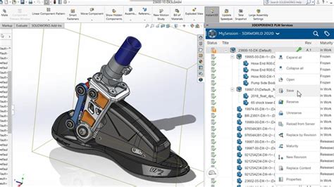 Software de CAD Collaborative Designer SOLIDWORKS de diseño de