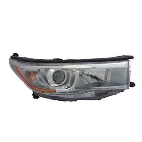 Toyota Highlander 2014 2015 2016 Right Passenger Headlight