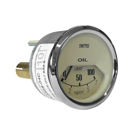 Smiths Classic Mechanical Oil Pressure Gauge Magnolia Face