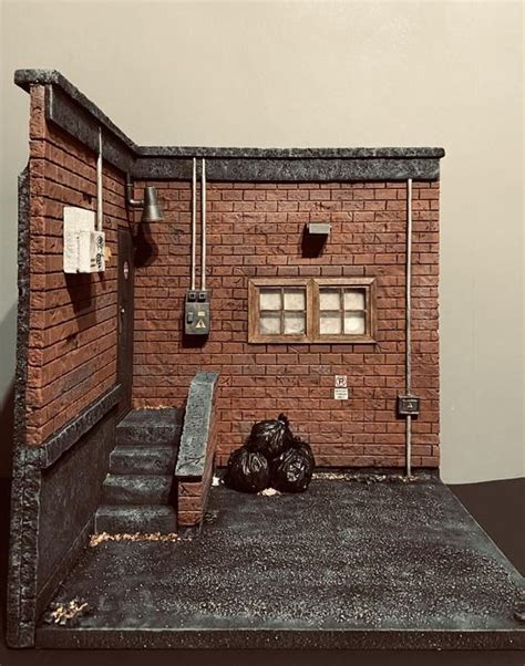 Pin By Stephanie Smith On Miniature Diorama Action Figures Alleyway