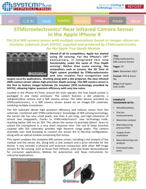 Fillable Online Stmicroelectronics Near Infrared Camera Sensor Fax