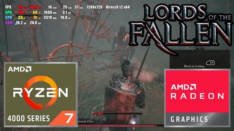 Lords Of The Fallen 2023 Amd Ryzen 7 4700u Radeon Vega 7 Integrated Graphics Test